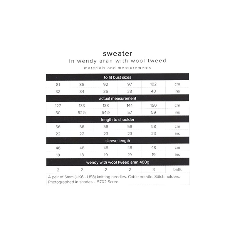 Wendy Aran Knitting Pattern for Ladies Cable Knit Sweater Jumper