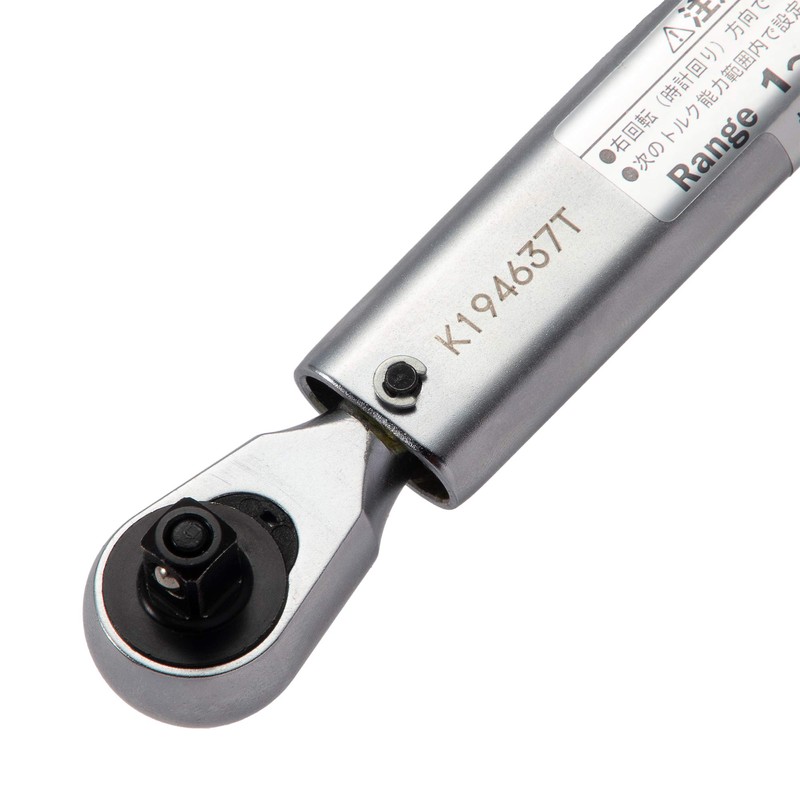トネ(TONE) プレセット形トルクレンチ(ダイレクトセット・コンパクトヘッドタイプ) T2MN6CH-QL 差込角6.35mm(1/4") ブラック 6N・m