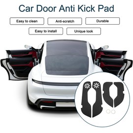 TUCKBOLD Auto-Tür-Anti-Kick-Pad-Aufkleber für Honda Accord 10. Generation 2018-2022 Türkantenschutz Innenzubehör Schwarz 1 Set