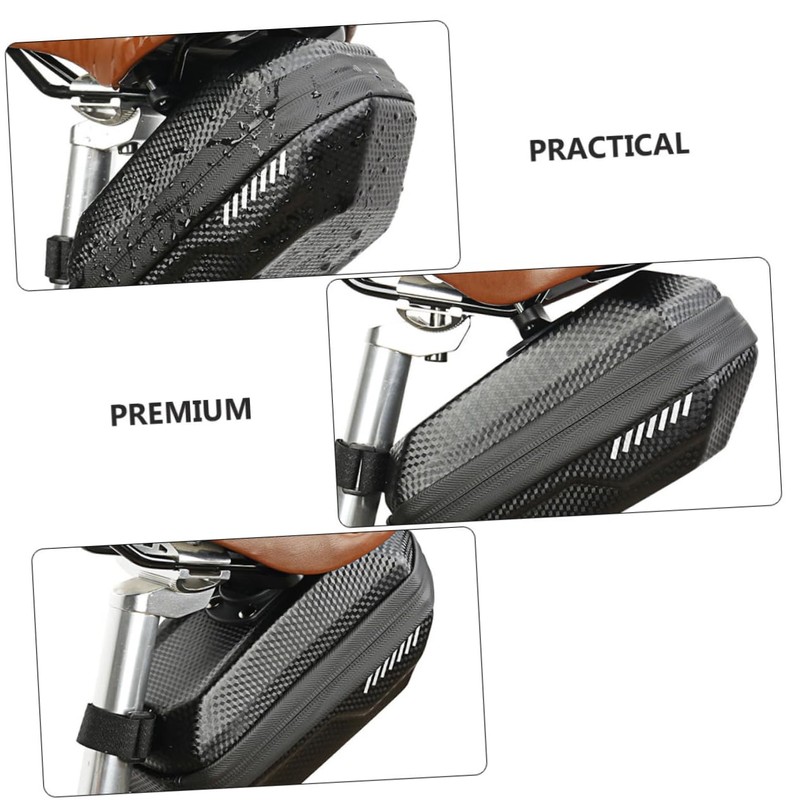 BIUDECO Large Capacity Bike Saddle Bag Backseat Bag Durable Material