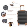 imiomo 20 Inch Expandable Carry on Luggage Sets with Spinner