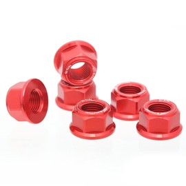 Red CNC Racing Rear Sprocket Nuts Set For GSX-R 750 GSXR1000 GSF1200 SV650 Vstrom 650 TL1000R
