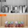 Lifewit Stackable Water Bottle Organizer for Cabinet, Kitchen Pantry Organization