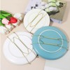 BOBOZHONG Plate Hanger, 2 Pieces Invisible Plate Hanger, 8/10 Inch