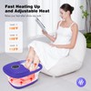 KNQZE Collapsible Foot Spa with Heat, Remote Control, Temperature Control,