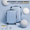 Replacement Luggage Wheel Repair Suitcase Bag Parts Spinner Wheels Casters