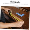 Operitacx High Precision Architecture Ruler Metric Woodwork Square Tape Measure