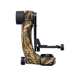 LensCoat Cover Camouflage Neoprene Gimbal Head Cover Protection Gitzo Gimbal Fluid Head Cover, Realtree Max4 (lcgghm4)
