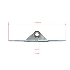 The ROP Shop | (Pack of 6) Overhead Garage Door #1 Hinges, Narrow Body for Center & Edge Mount