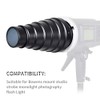 Soonpho Aluminum Alloy Conical Snoot Kit for Bowens Mount Strobe