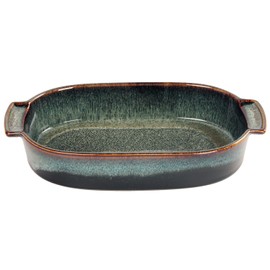 LIUYWYHCF Porcelain Casserole Baking Dish - 1.8 Quarts Baking Dish for Oven, Ceramic Lasagna Pans, Oven Safe Durable Bakeware for Kitchen Home Decor, Banquet and Dinner, Oval 1 pieces 11.8 x 7.5 Inch