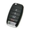 Kia Sorento Flip Key Keyless Entry Remote Fob (Black Plastic,