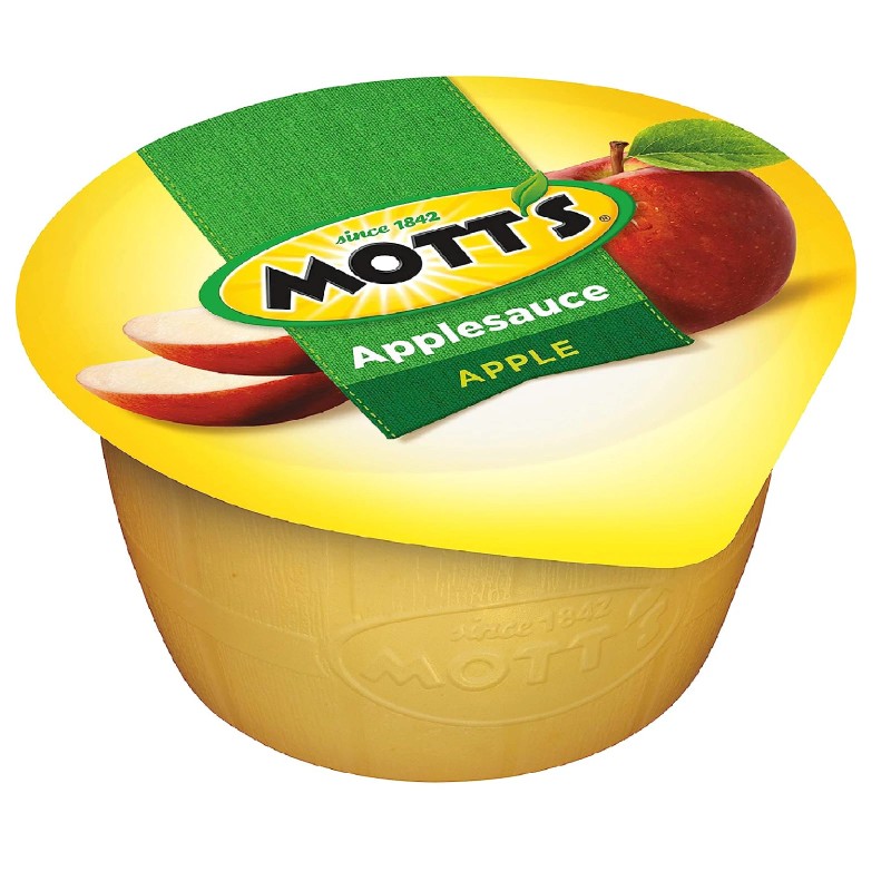 Mott's Applesauce 4 Oz Cups 18 Count No Artificial Flavors