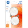 GE Incandescent Globe Light Bulbs, Decorative G16.5 Light Bulbs, Soft