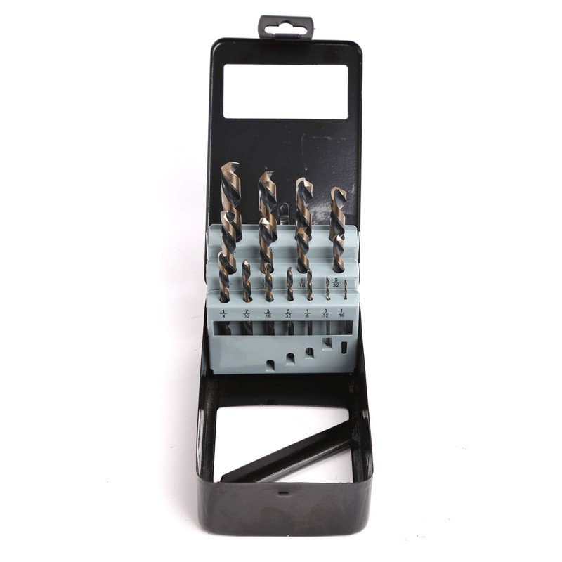 Left Hand Drill Bit Set, 15 Piece | M2 HSS