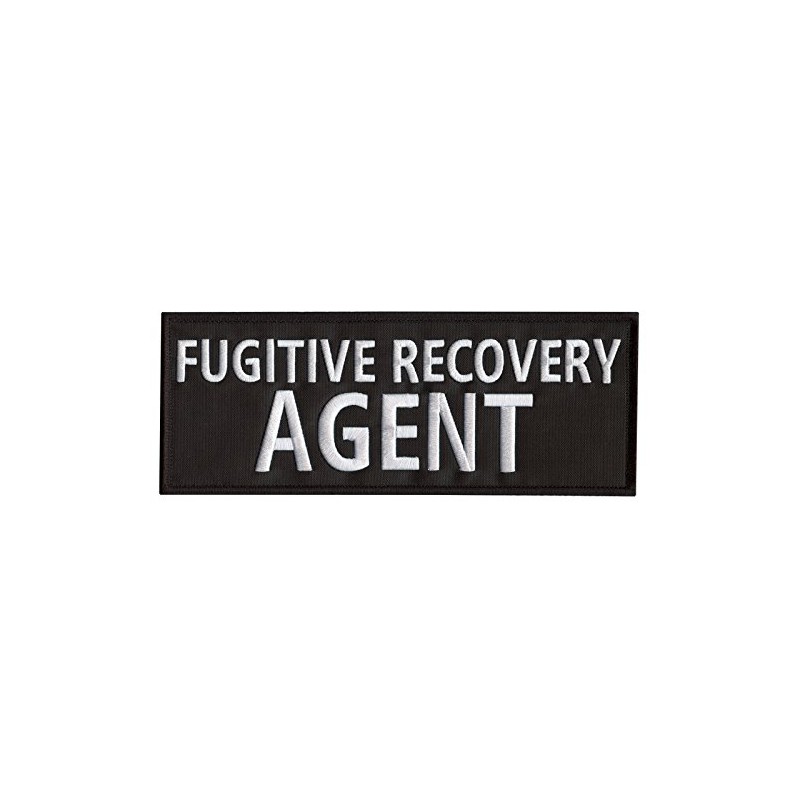 FUGITIVE RECOVERY AGENT Large XL 10'x4' Body Armor Plate Carrier