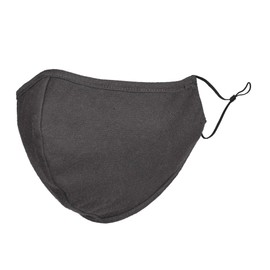 DALIX Cloth Face Mask Reusable Washable Made in USA - Charcoal Gray S-M