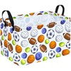 Cesta de Almacenamiento para Balones de Fútbol Cesta de Ropa