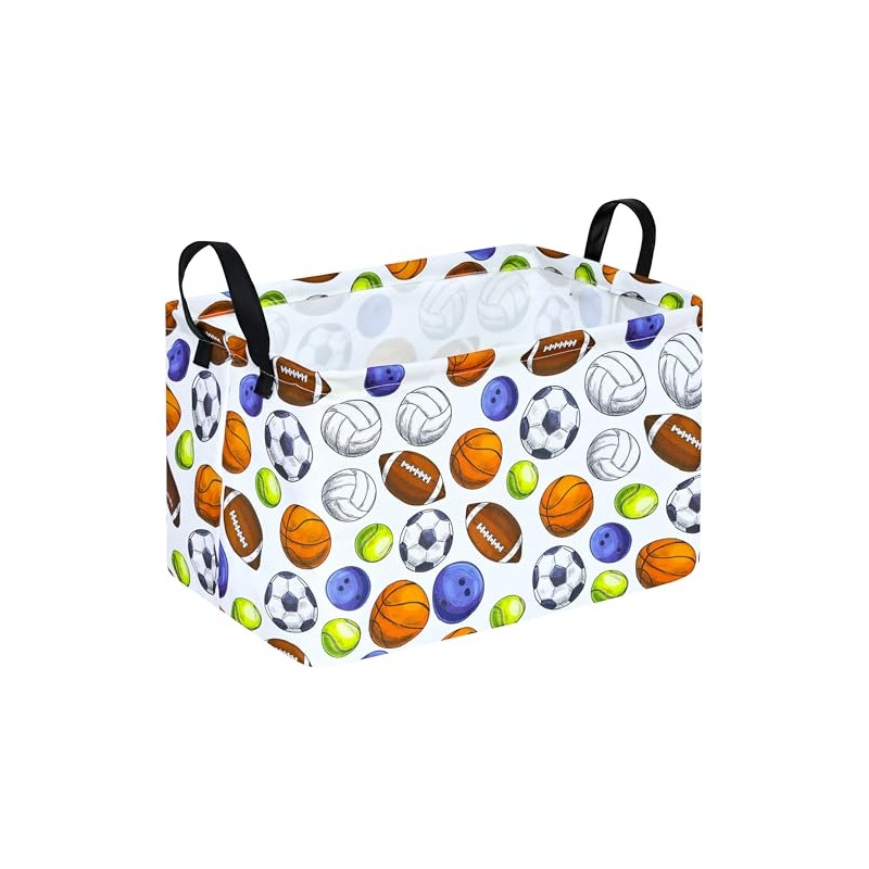 Cesta de Almacenamiento para Balones de Fútbol Cesta de Ropa