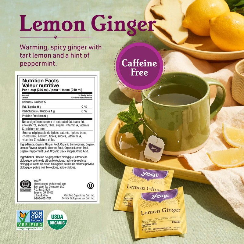 Yogi Tea - Canada Herbal Tea Variety Pack Sampler (3