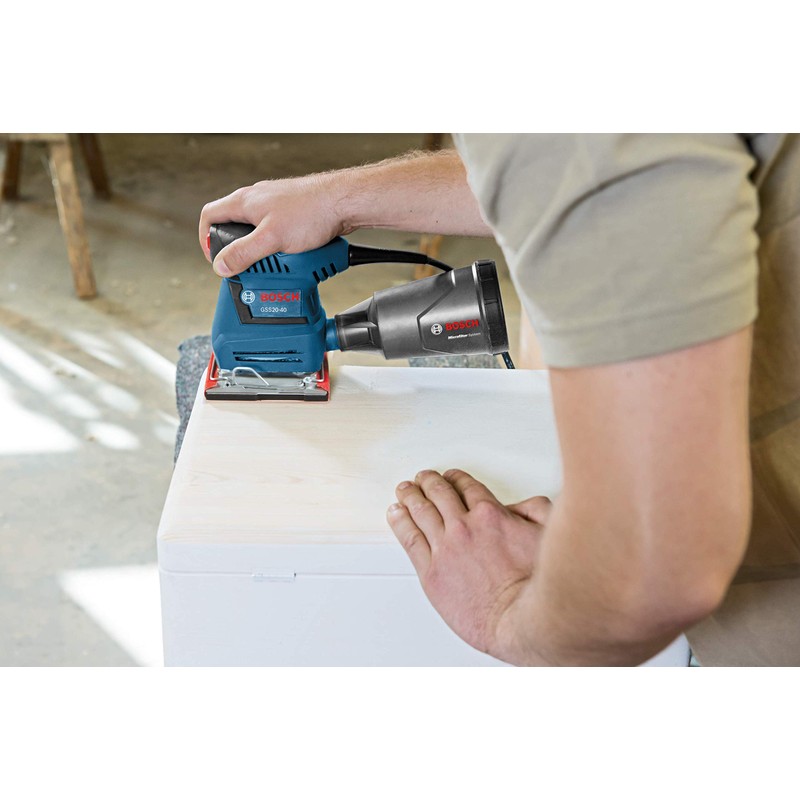 BOSCH GSS20-40 Orbital Finishing Sander 1/4-Sheet, 2 Amp, 12000 OPM