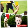 KOMBIUDA 2set Soccer Referee Kit Red Yellow Cards Referee Accessory