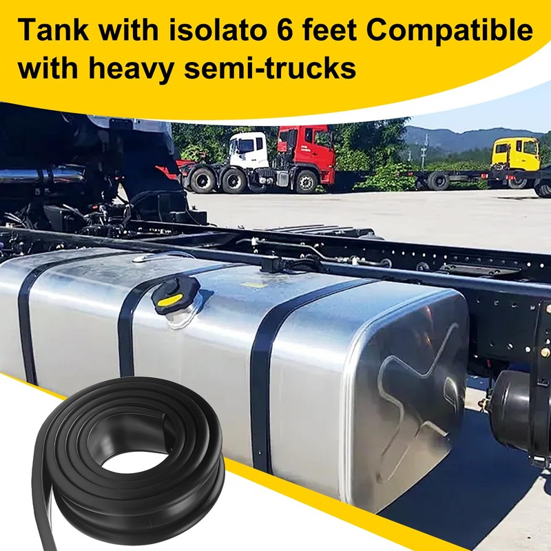 6ft Fuel Tank Strap,Rubber Gas Tank Straps for Most Semi-Trailer