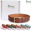DowgClub | Genuine Leather Dog Collar | Full Grain, Heavy