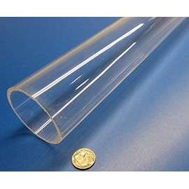 Tenite CAB Butyrate Round Tube 2.50" (2-1/2") OD x 2.25" (2-1/2") ID x 1/8" Wall x 6 Ft. Length 1 pc