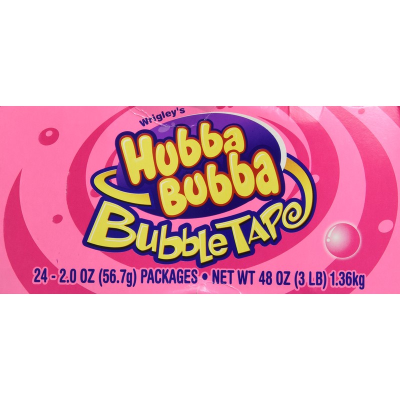 Hubba Bubba Bubble Tape, Awesome Original, 2 Ounce (Pack of