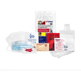 Safetec Biohazard Universal Precaution Kit - Safetec Biohazard Universal Precaution Kit - Poly Bag - 17100 by Safetec of America