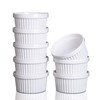 Cibeat 8 oz Ramekins Bowls, Set of 8, Porcelain Dipping