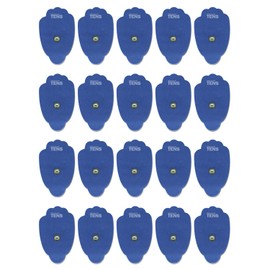 Discount TENS – HiDow Compatible Replacement TENS Electrodes, Premium Large 3" x 1.7" Snap Pads for TENS Units, Ten Pairs (20 Pads). 3.5mm Snap Connectors.