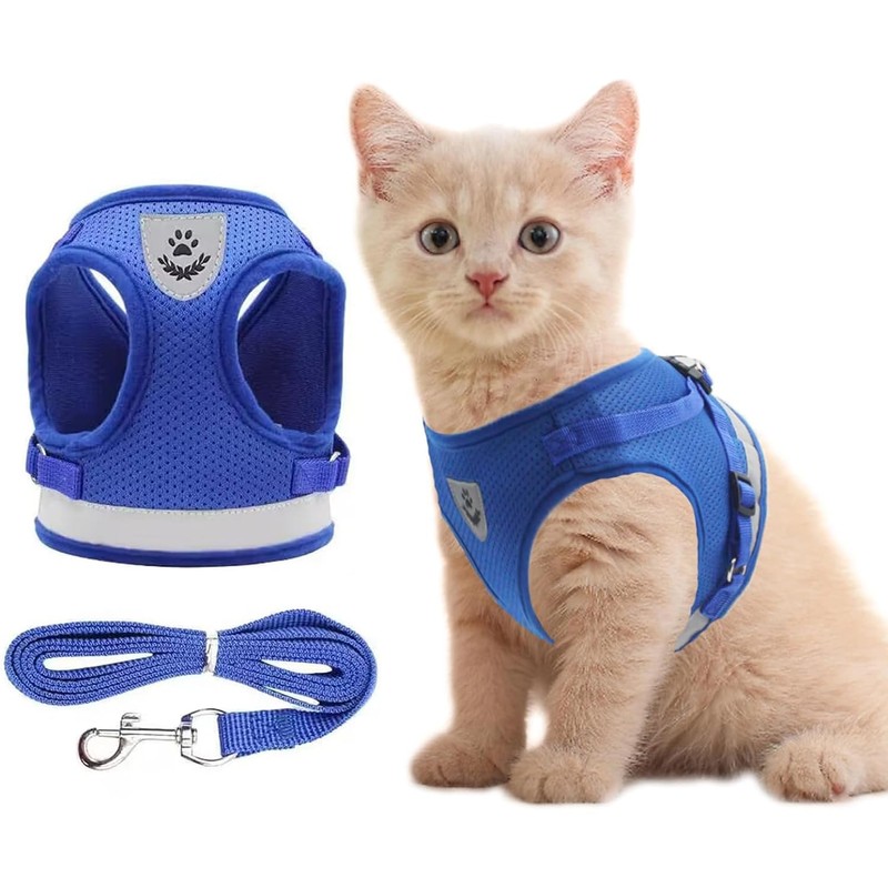 Mumoo Bear Cat Harness and Leash Set, Soft and Breathable