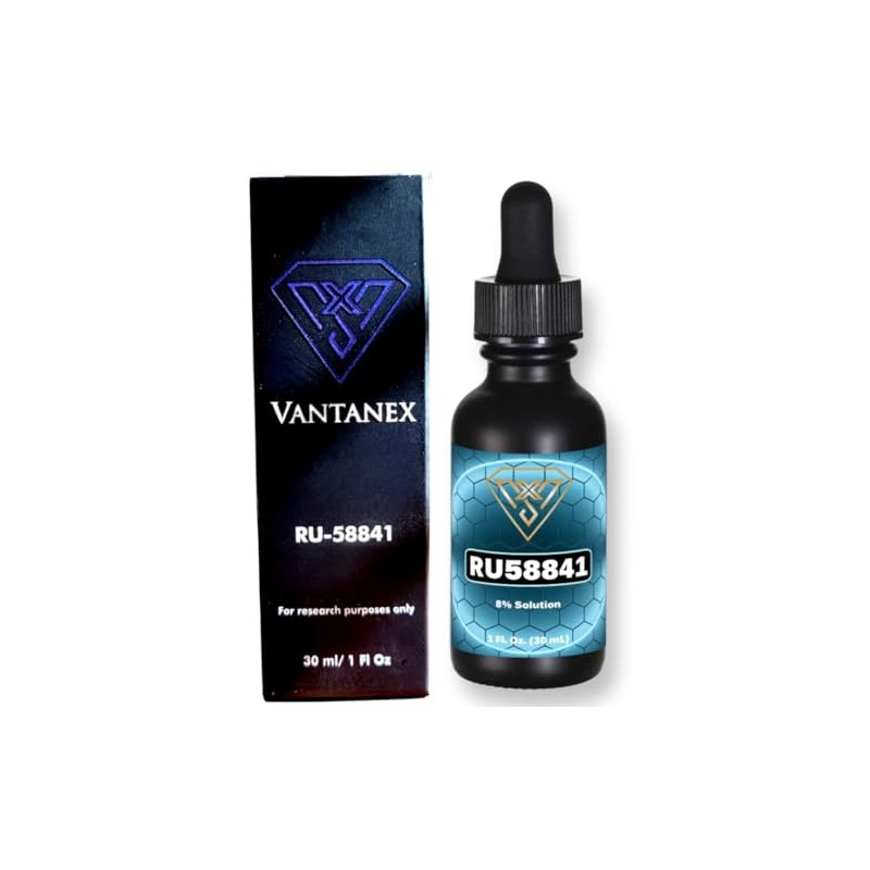 Vantanex RU-58841 8% Extra Strength Topical Hair Regrowth Solution