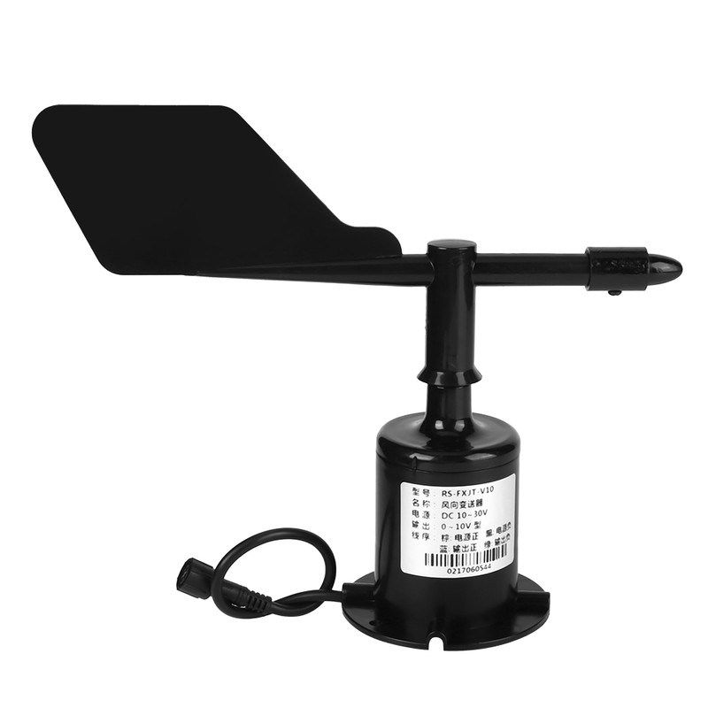 0-10V 8 Directions Environmental Signal Output Polycarbonate Wind Speed Sensor