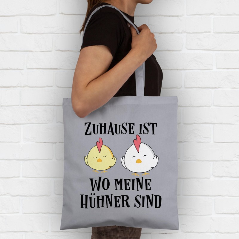Shirtracer - Cotton Bag - Statement Sayings Children - Zuhause