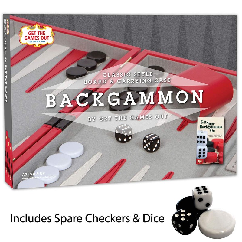 Get The Games Out Top Backgammon Set - Classic Board