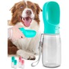 Dog Travel Water Bottle Leak-Proof (550ml/19oz) (Teal, 19oz)