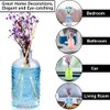 SuproBarware Glasdiffusorflaschen Set 4 Stck Leere Glasflaschen mit Schilfrohr-Diffusor Glasflaschen