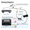 Dasaita Tailgate Handle Reverse Camera for Toyota Tundra 2022 2023
