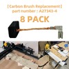 A27343-4 Carbon Brushes Compatible with Dewalt DWP611 DWP611K 450 Router,