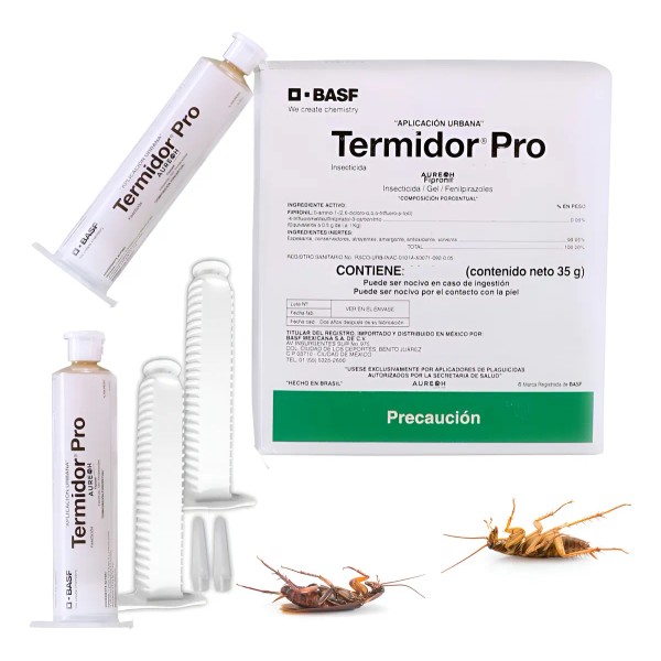 Mata Cucarachas Gel Insecticida Termidor Pro Fipronil 2 Pz -