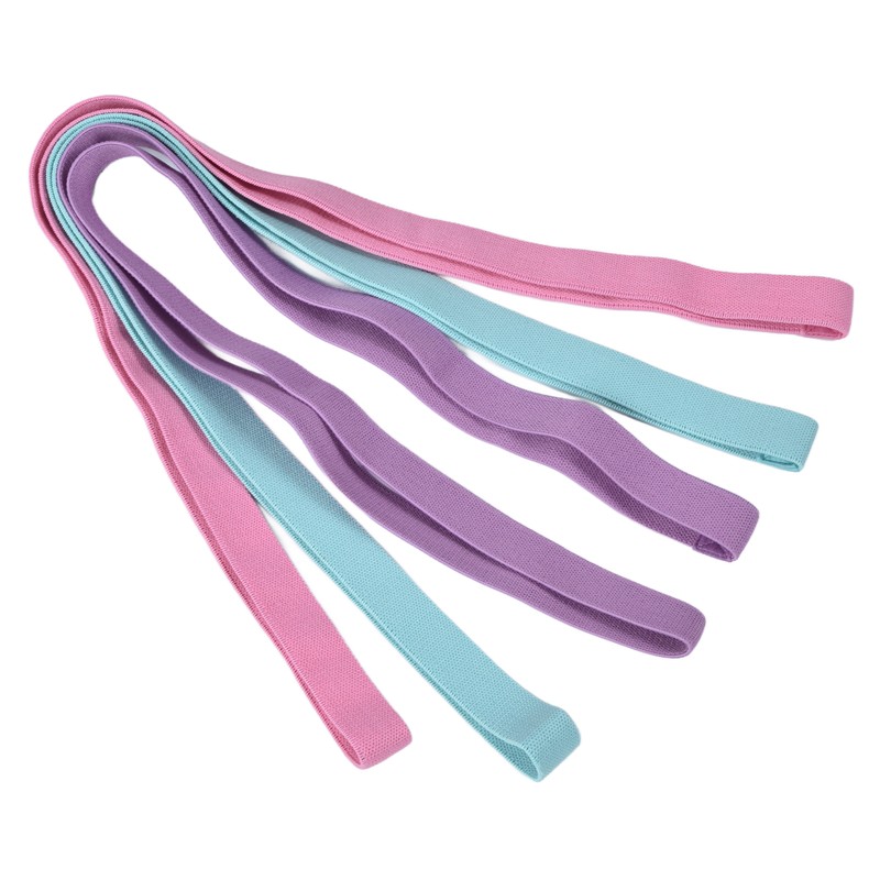 Yoga Stretch Belt 3 Colors Elastic Safe Fitness Resistance Band
