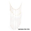 3pcs Hanging Photo Display with Wood Clips Beads DIY 110cm