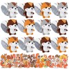 Soulchen 12 Pcs Squirrel Stuffed Animal Plush 4.7 Inch Small