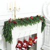 Christmas Cedar Garland with Soft Thickness Pine,Thick and Lush,Artificial Green