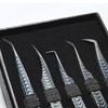 Hooper 5 Pcs Lash Extension Tweezers Set, Precision Tweezers for