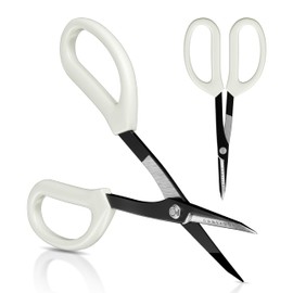 LOOPSEED Precision Gardening Scissors Plant Trimming Pruning Shears Garden Pruners for Orchid Bonsai Hydroponic Garden Snip Flower Clipper Modern Garden Tool