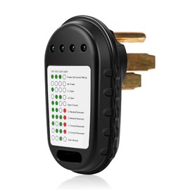 WELLUCK 50 AMP RV Circuit Analyzer, 50A 125V/250V Pedestal Tester with LED Indicator Light 14-50P 50 amp Tester Plug for Campers, Travel Trailers (ETL Certified)